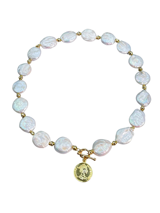 Baroque pearl necklace | Mens pearl necklace | buds fantasy