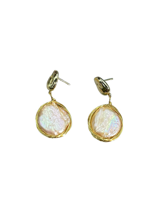 drop pearl earrings | buds fantasy