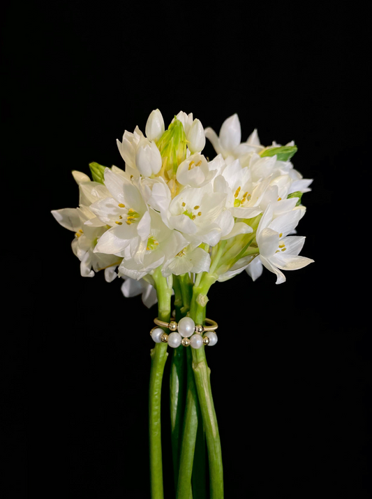 Carnation Pearl Ring